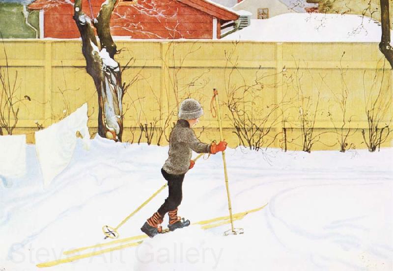 Carl Larsson The Falun Yard Norge oil painting art